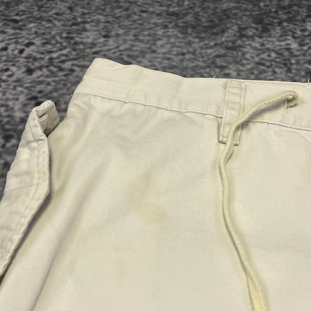Vintage Wu Wear Pants Mens 34x30 Cream Baggy Embroidered Hip-Hop Skater Y2K‎ - Picture 10 of 16